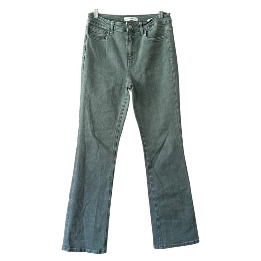 Flying Money Jeans Sage Size 29 Straight Leg Hippie Boho Preppy Cotton Blend